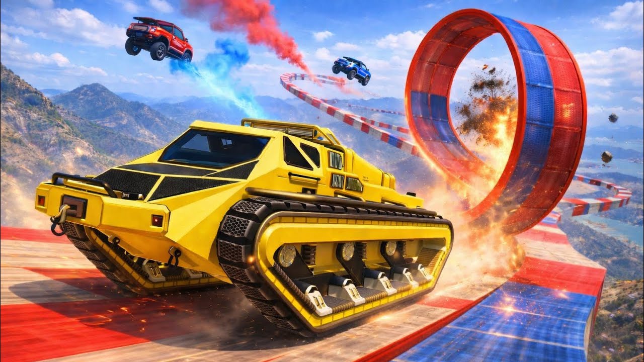 Extreme GTA 5 Tank Parkour Challenge With Friends | Hindi Gameplay 