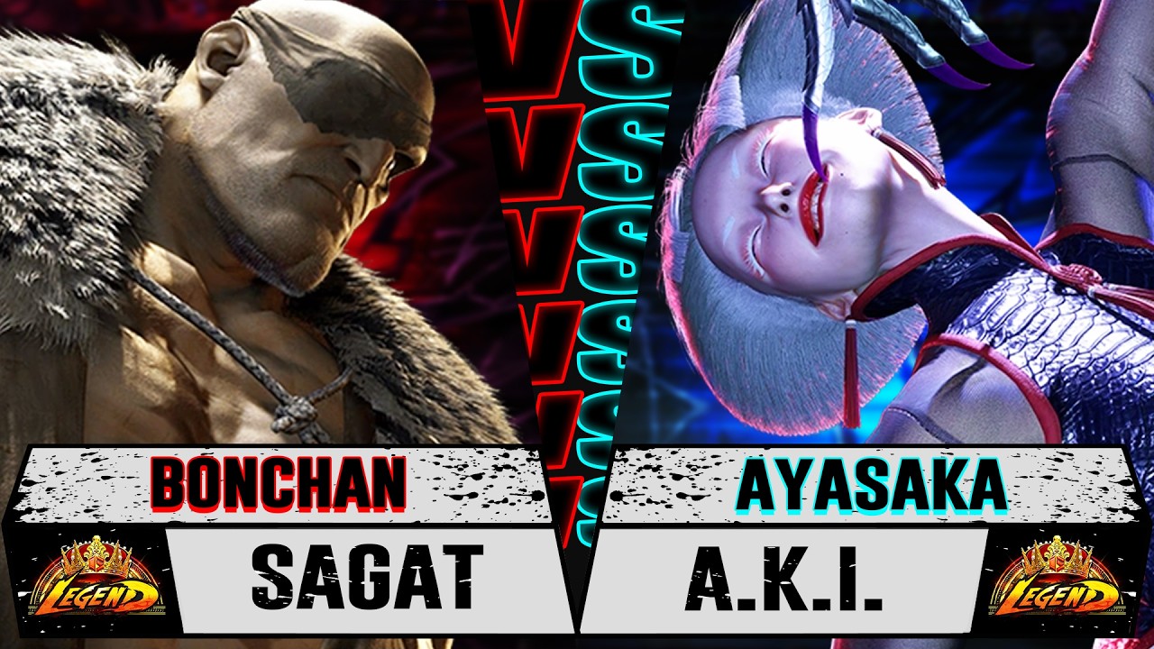 BONCHAN (1 Ranked Sagat) vs AYASAKA (8 Ranked A.K.I.) - Street Fighter 6