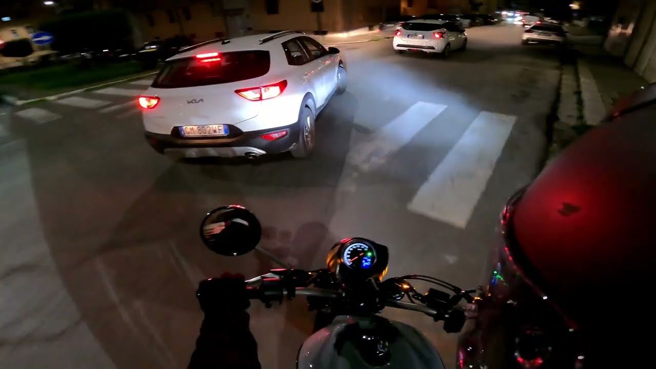 Night Ride a Potenza | Pure Sound Honda GB350S [POV]