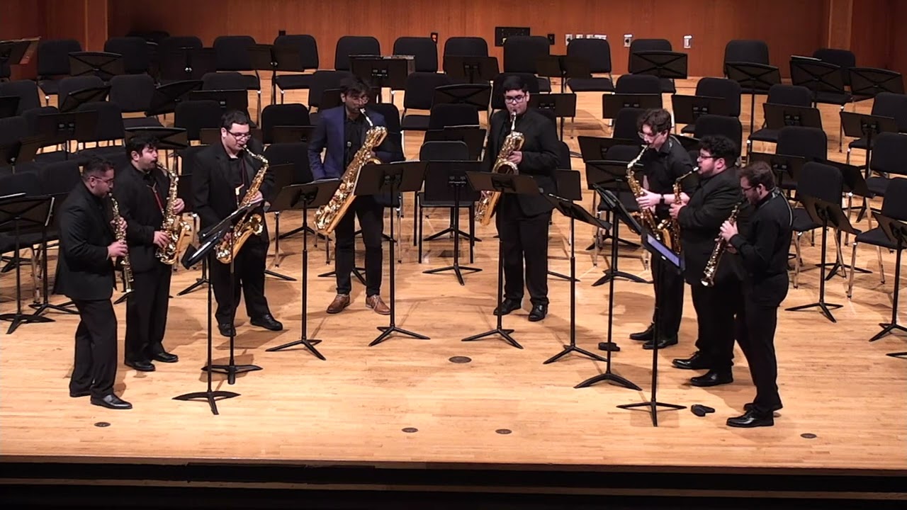 Carter Pann Eight Saxophones - II. Welcome to the Show