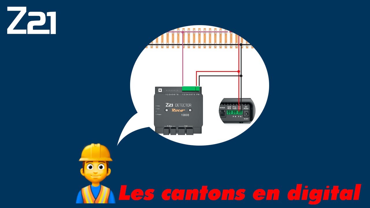 [ Z21 ] Le principe du canton en Digital DCC