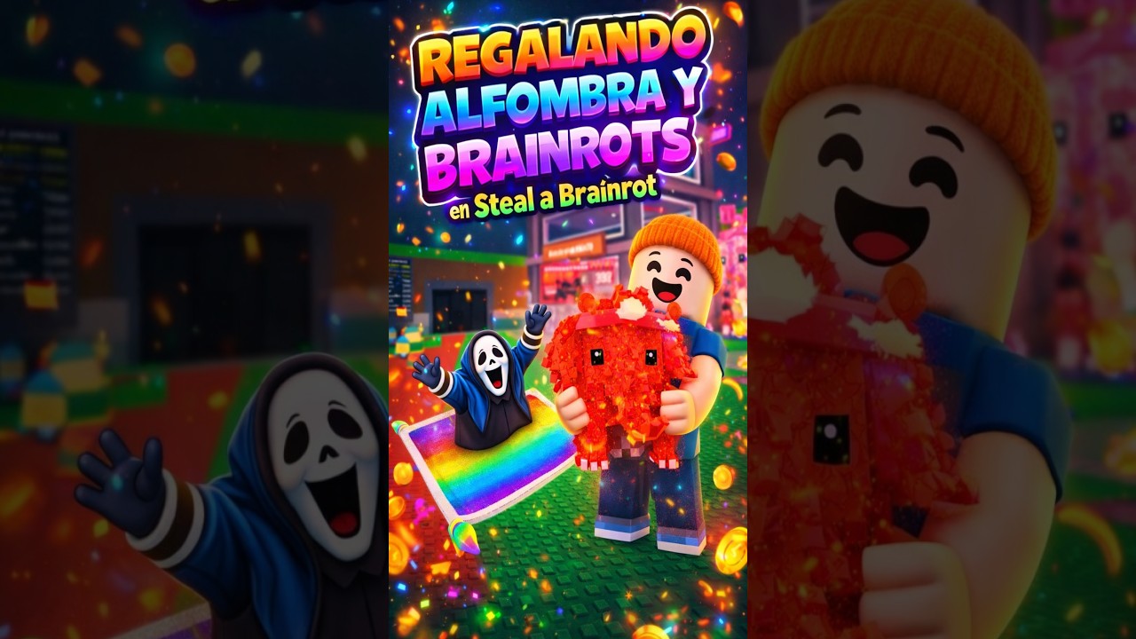 REGALANDO ALFOMBRA Y BRAINROTS en Steal a Brainrot Roblox #roblox #brainrot #robaunbrainrot #shorts