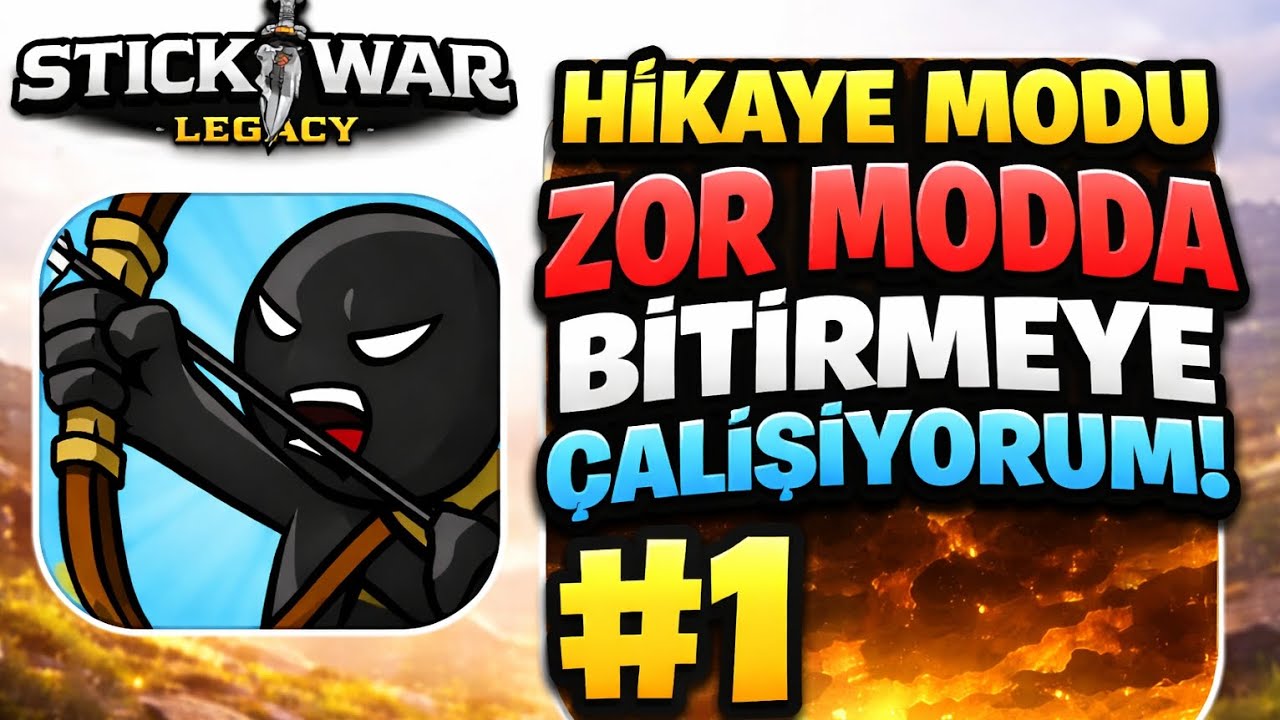 Oyunun campain modunu zor da bitiyorum - stick War legacy 