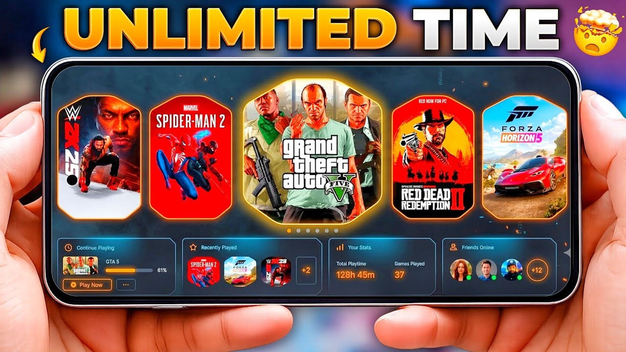Finally! New Cloud Gaming App 2026🤯(Unlimited playtime)