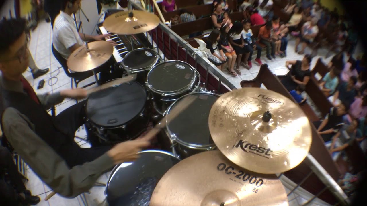 Porque Ele Vive - Drum Cam John Drummer