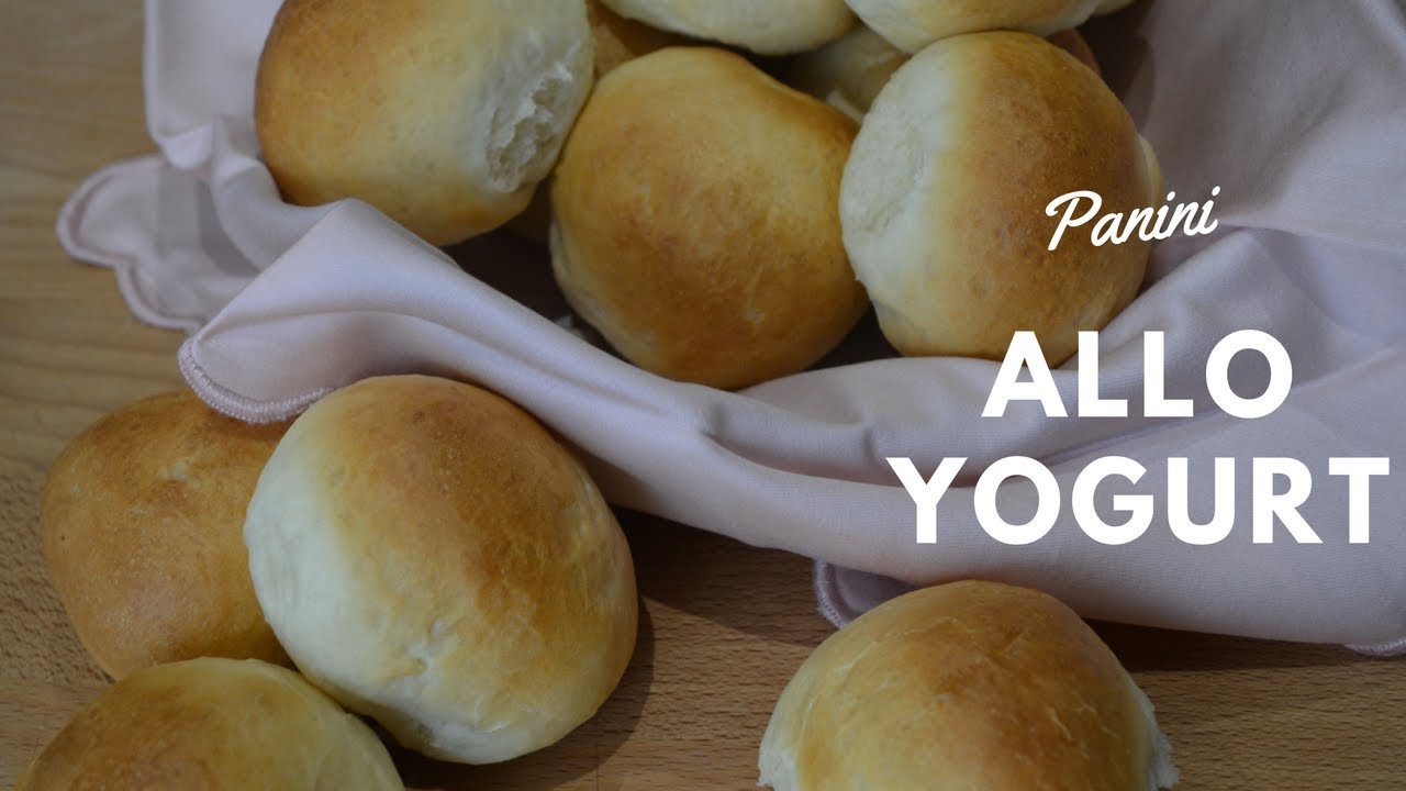 PANINI ALLO YOGURT - RICETTA FACILE E MORBIDISSIMI