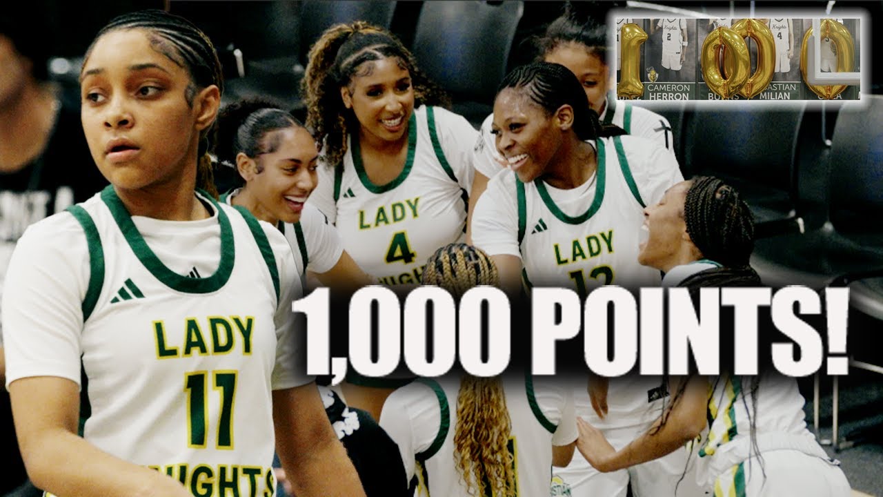SPECIAL K & Tatiana Griffin vs Los Osos! 🔥 1,000 CAREER POINTS! (4 Players Drop 20+)