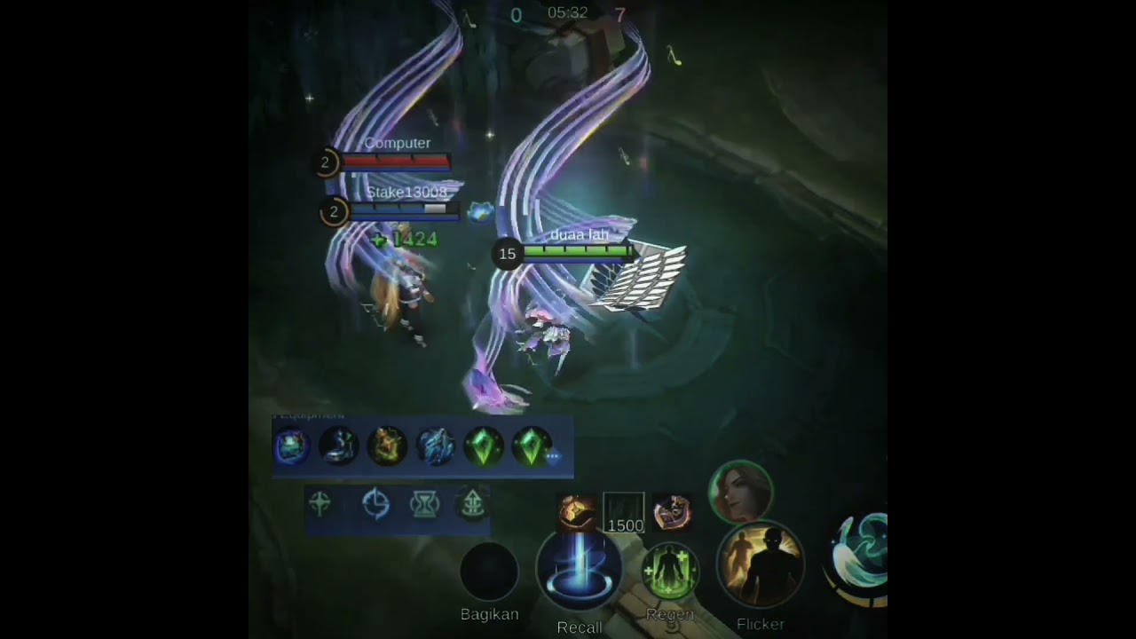 emblem & build floryn 3,5k++ heal ☠️🔥 #MLBBGoldenMonth##MLBBKalea#mlbbcreatorcamp#florynbuild