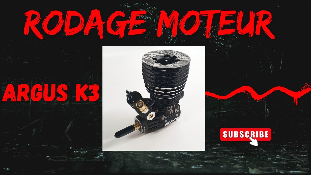 TLR 8ight x elite rodage moteur ARGUS K3