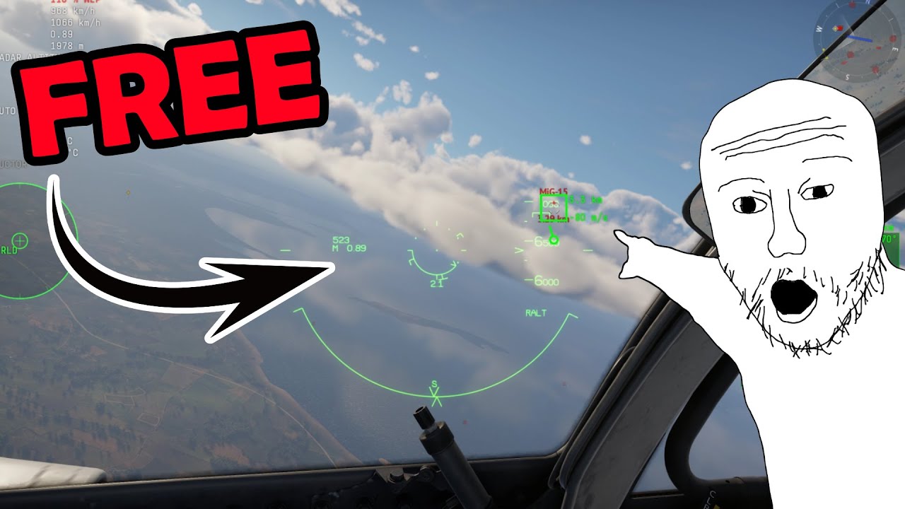 Как получить функцию отслеживания положения головы в War Thunder БЕСПЛАТНО!