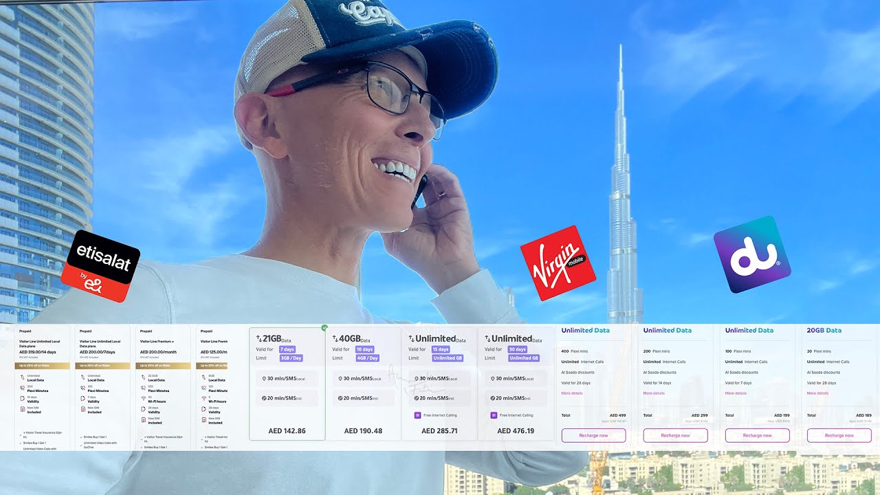 La MIGLIORE scheda SIM per la tua VACANZA a DUBAI