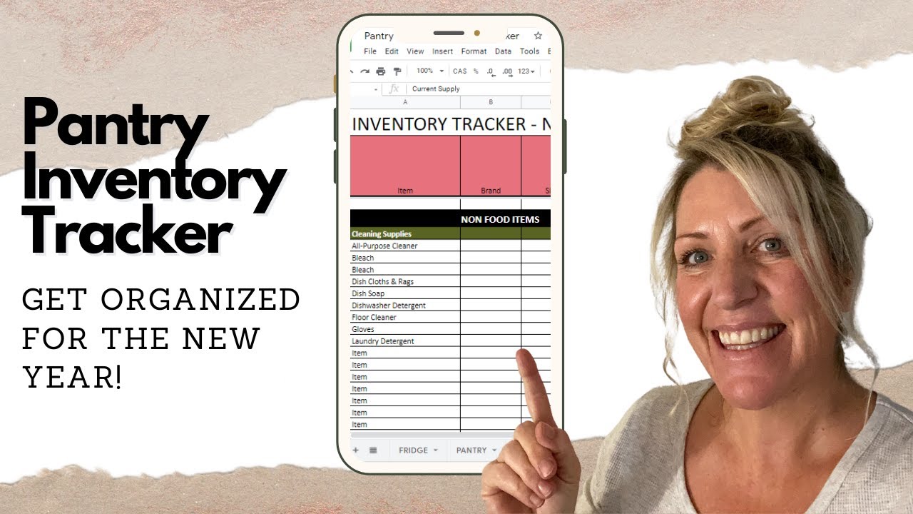 Get Organized! FREE Pantry & Freezer Inventory Tracker + January Pantry Challenge