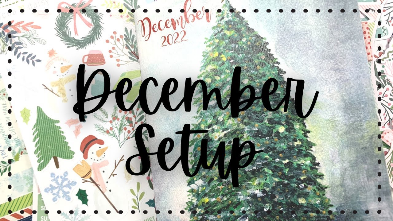 December Planner Setup | B6 TN | Planner Perfect | Cocoa Daisy