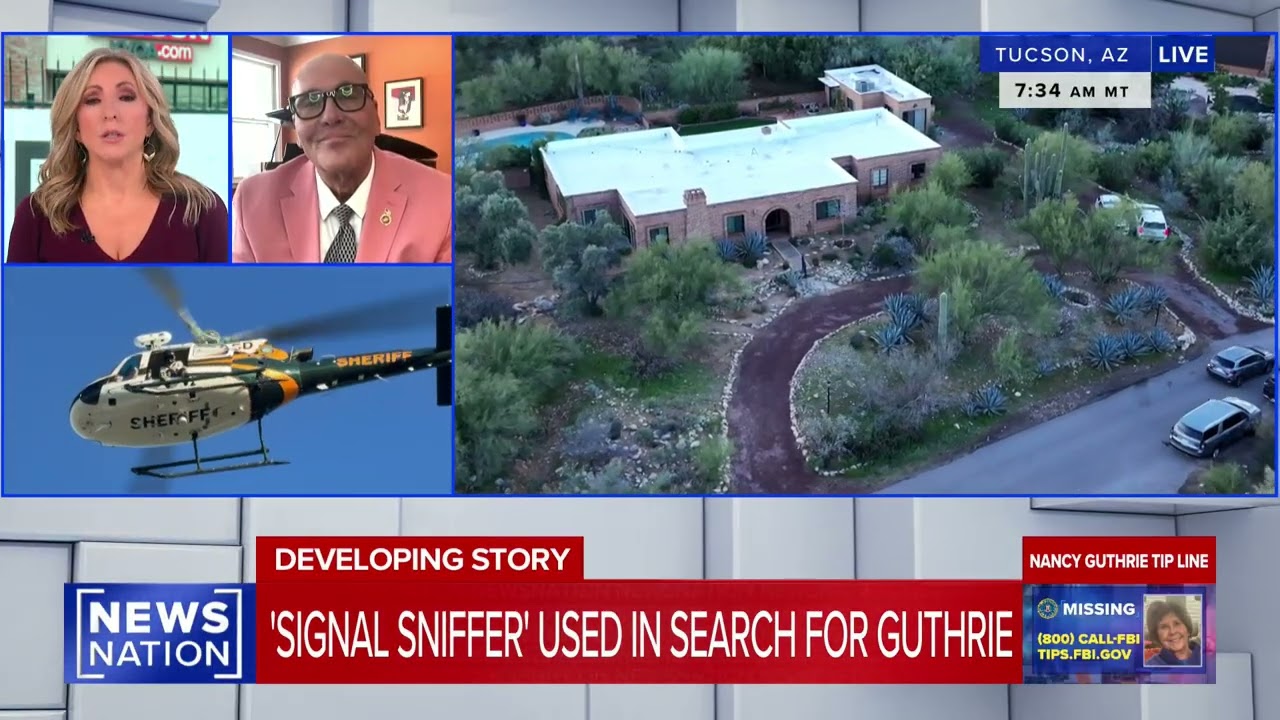 NewsNation with Michael Gould, Signal Sniffer used in search for Guthrie