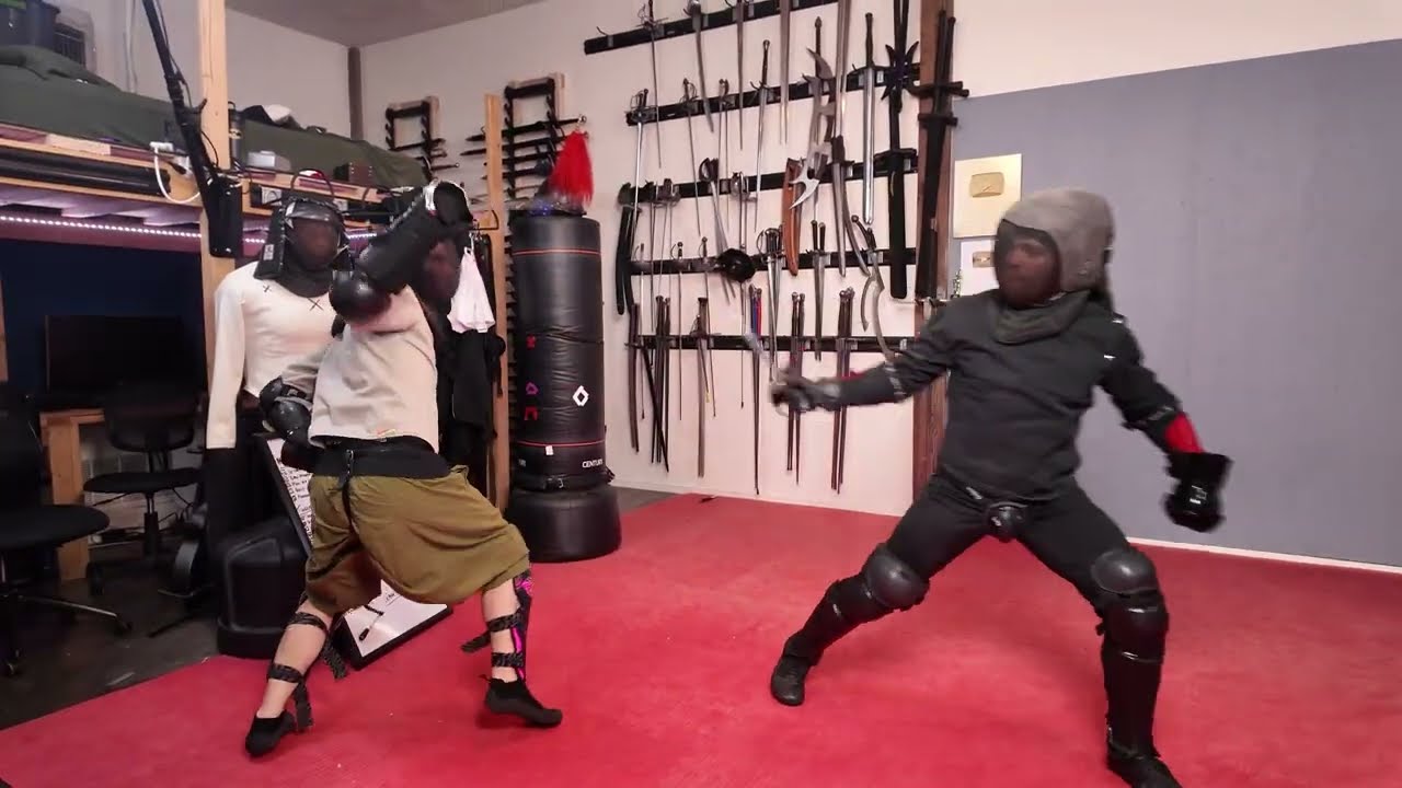 Saber Fencing: Clark vs David