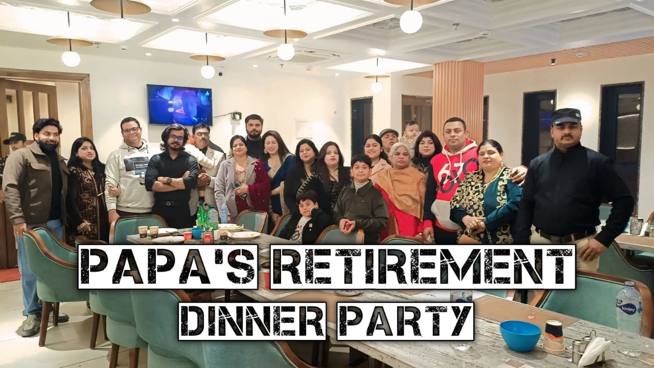 PAPA'S RETIREMENT DINNER PARTY #emotional #automobile #dance #retirementcelebration