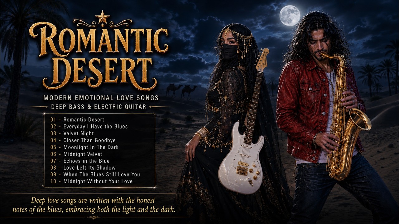 Romantic Desert | Deep Emotional Love Songs 2026 | Exotic Modern Blues By Syakira Rey