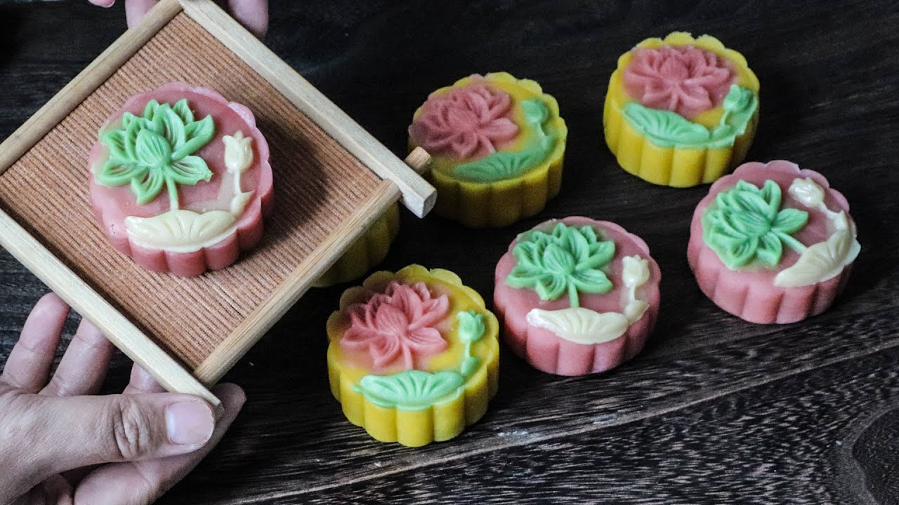 Most Beautiful Mooncakes: Peach Mountain Skin Style 桃山皮月饼