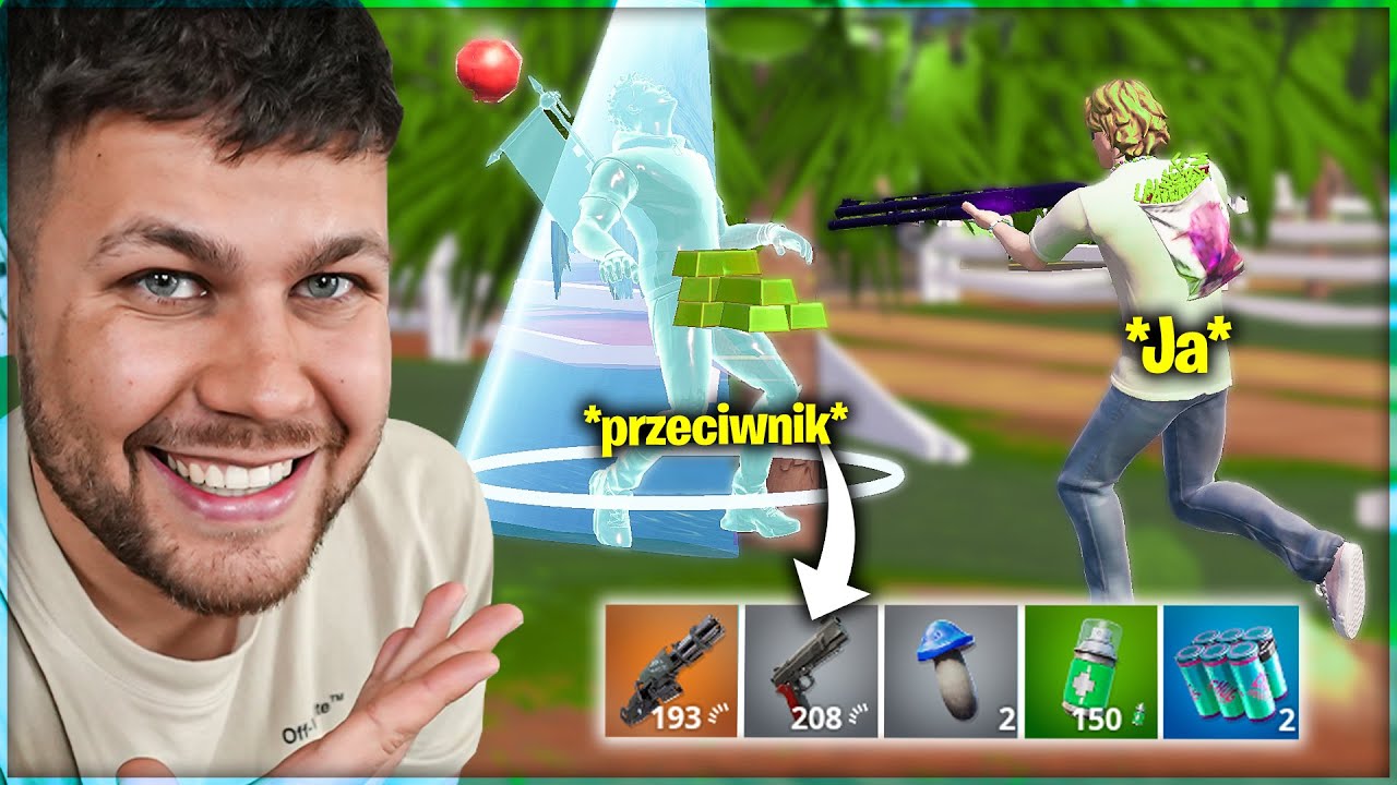 GRAM TYLKO TYM, CO OSOBA KTÓRĄ ZLIKWIDUJE W FORTNITE!