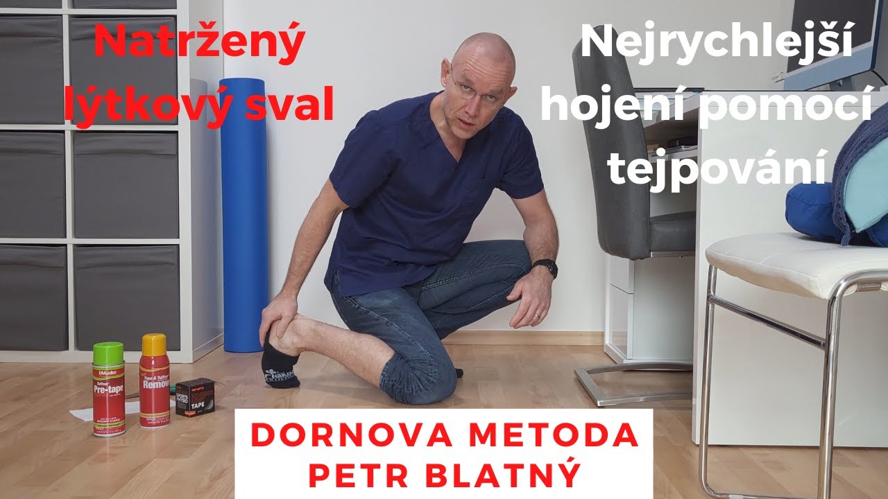 Natržený lýtkový sval - Nejrychlejší hojení pomocí tejpování