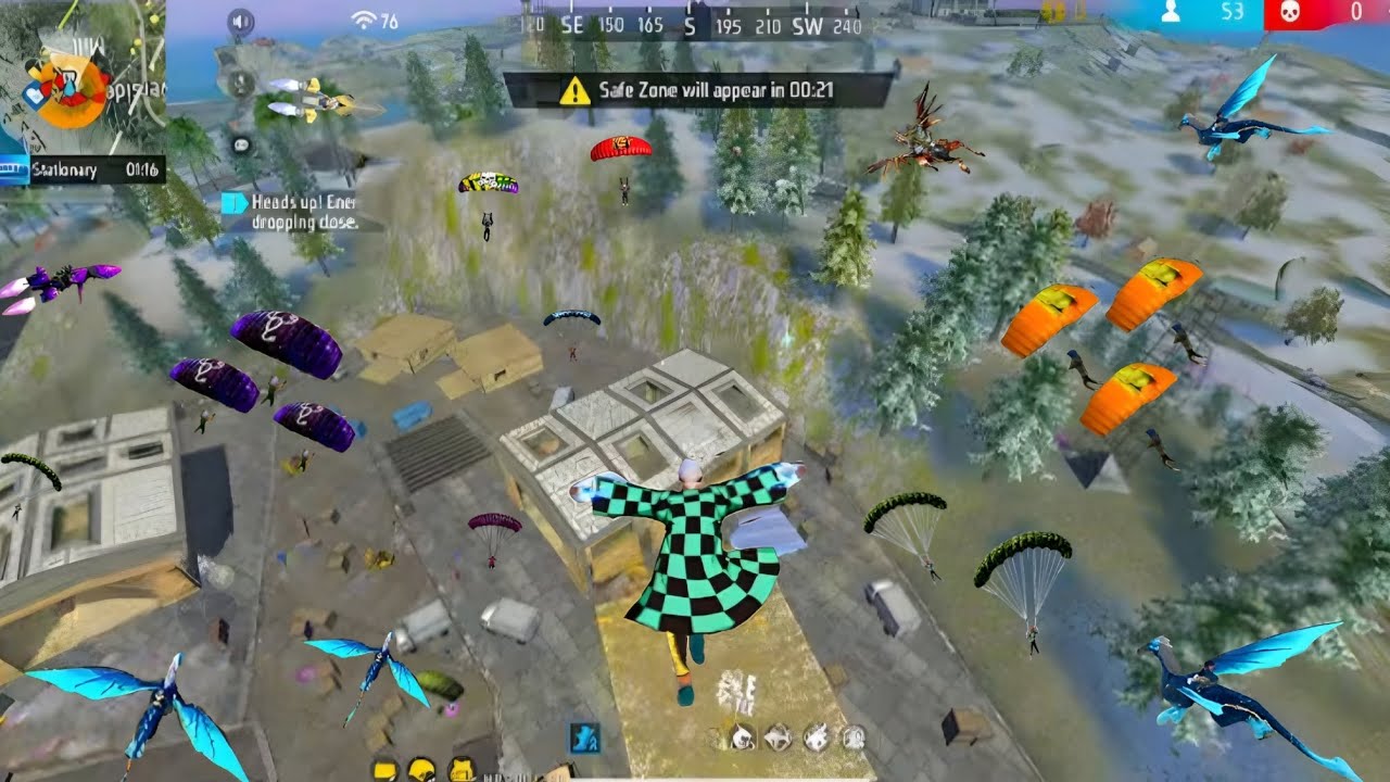 52 Skills 💪🏻 UPM + M4A1 🔥 99% Headshot Rate ⚡| Solo Vs Squad |  Full Gameplay FreeFire 