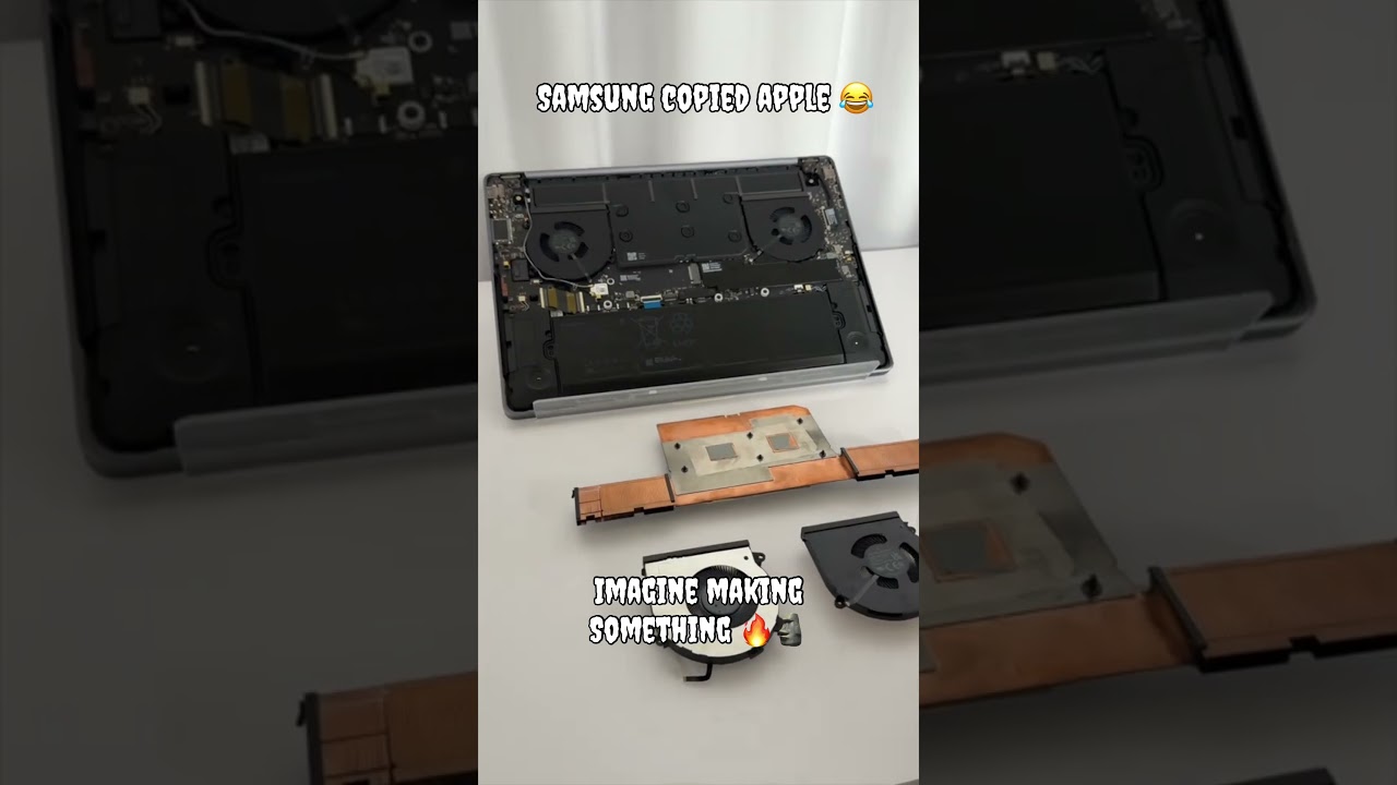 The galaxy book 6 ultra Features a MacBook design