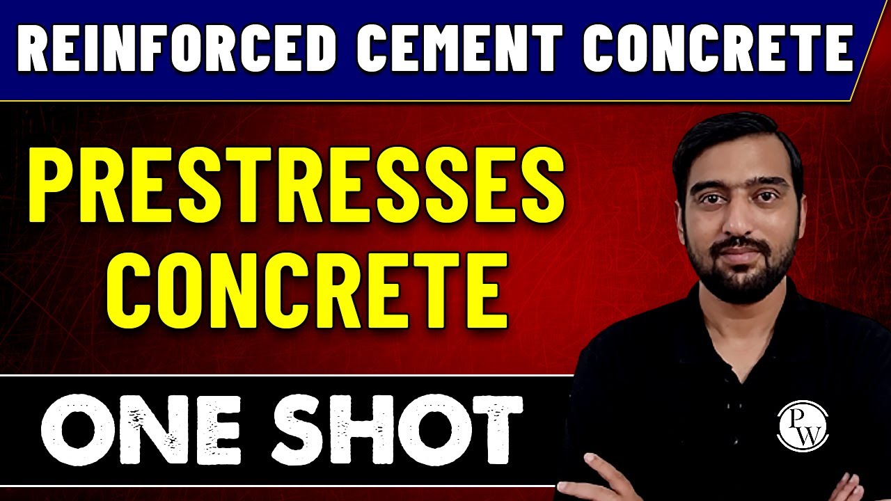Reinforced Cement Concrete | Prestresses Concrete in One Shot | GATE 2023