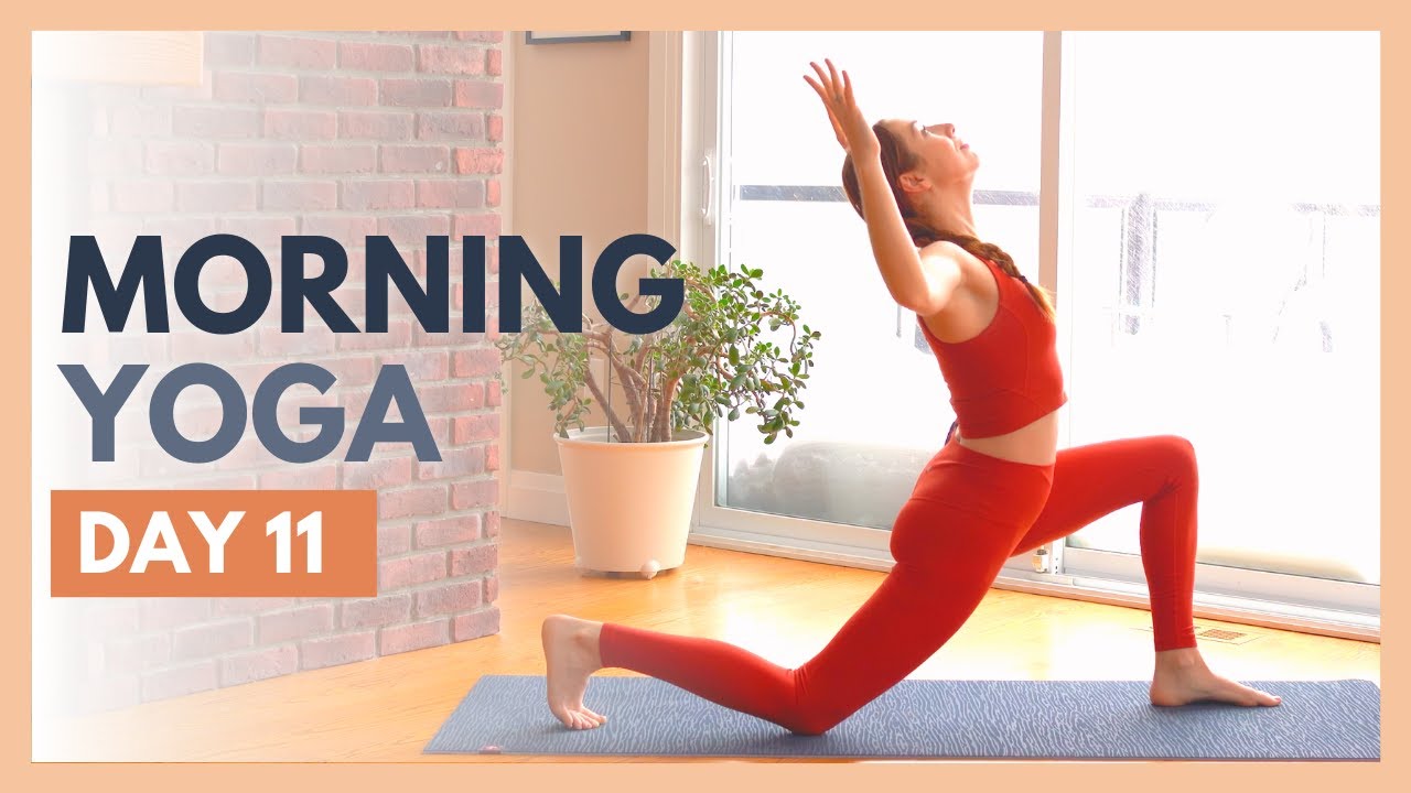 DAY 11: ACTIVATE - 10 min Morning Yoga Stretch &ndash; Flexible Body Yoga Challenge