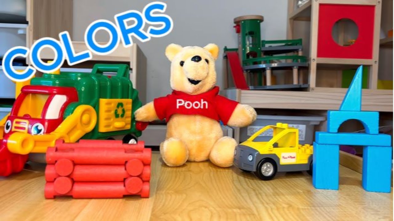 Fun Color Learning with Pooh & Friends! 🐻 Educational Toy Video