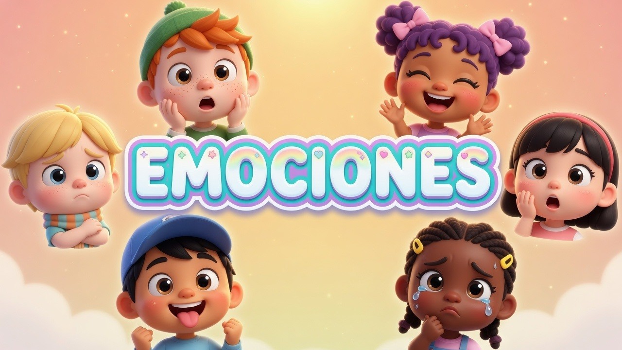 Las emociones bailan (Niños, preescolar, emociones, educación)