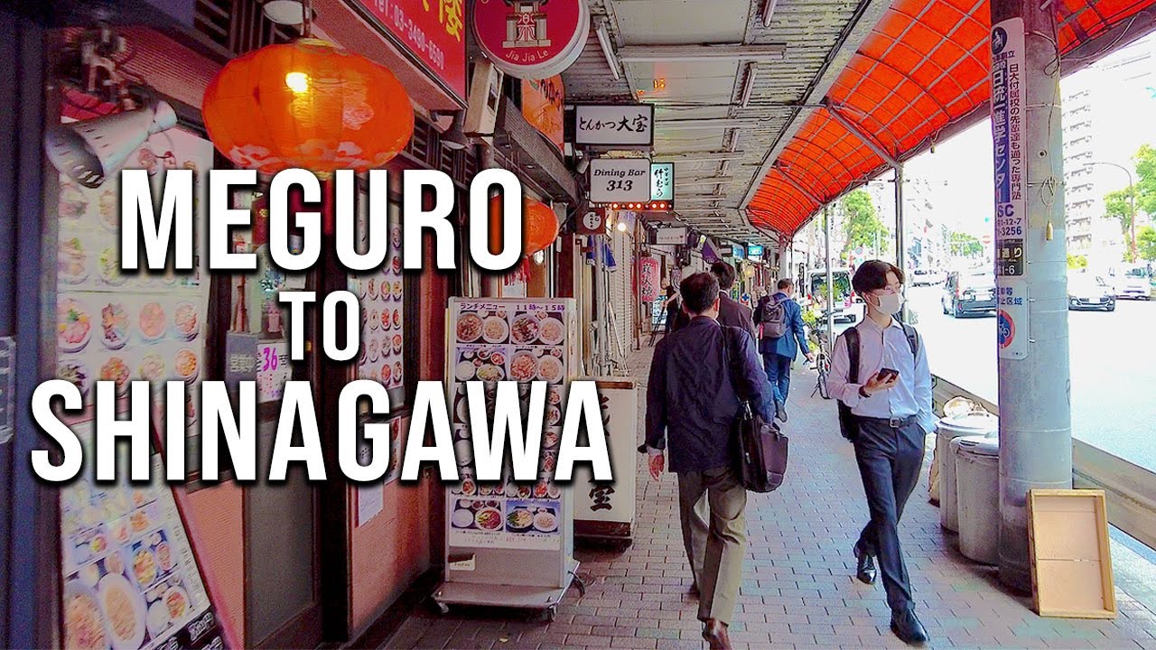 Let's Get Lost: Meguro to Shinagawa, Tokyo! | JAPAN WALKING TOURS