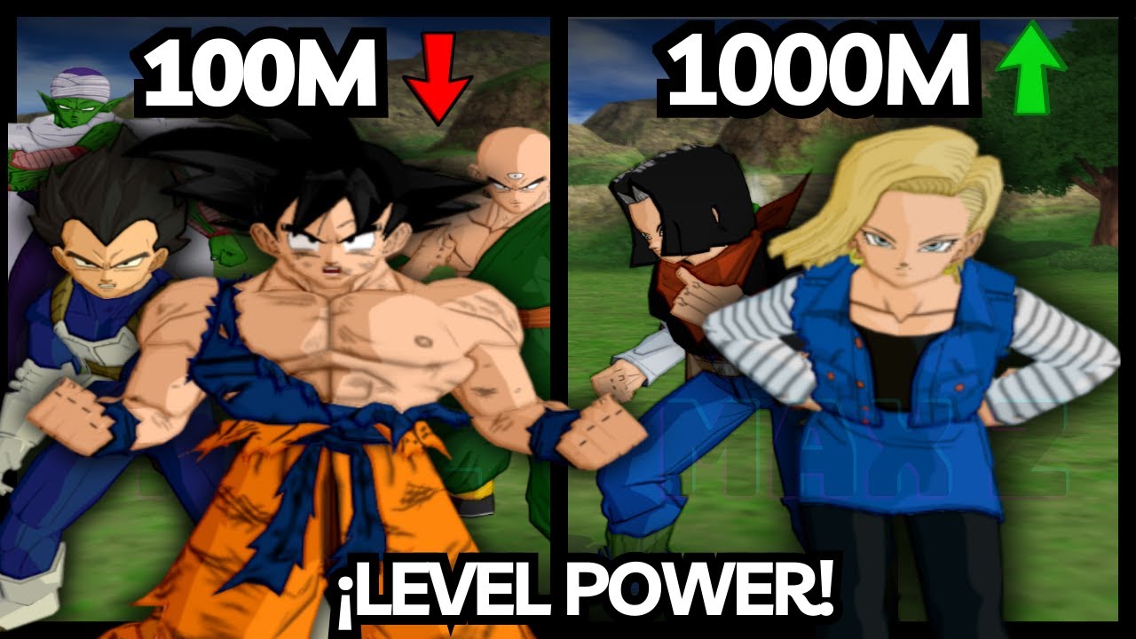 NIVELES DE PODER - LOS GUERREROS Z VS N17 Y N18😅| DRAGON BALL Z BUDOKAI TENKAICHI 3 ISO