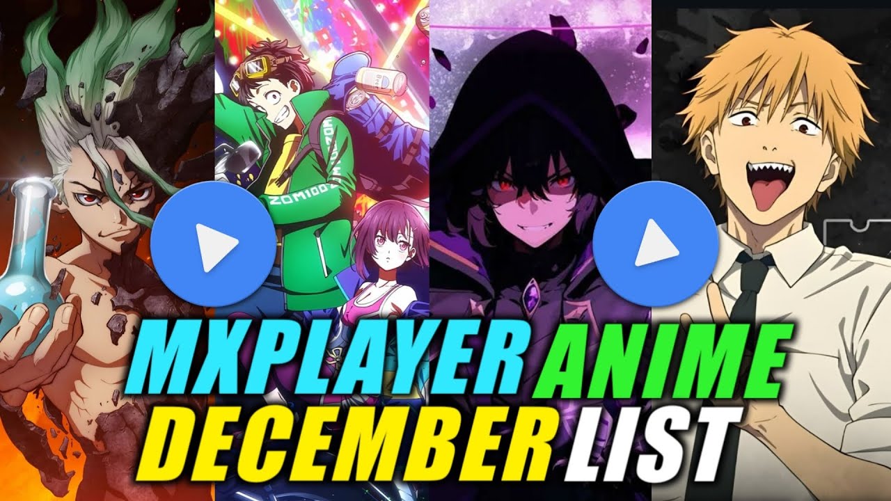 Mx Player December Upcoming Anime List In Hindi | Mx Player Hindi Anime 