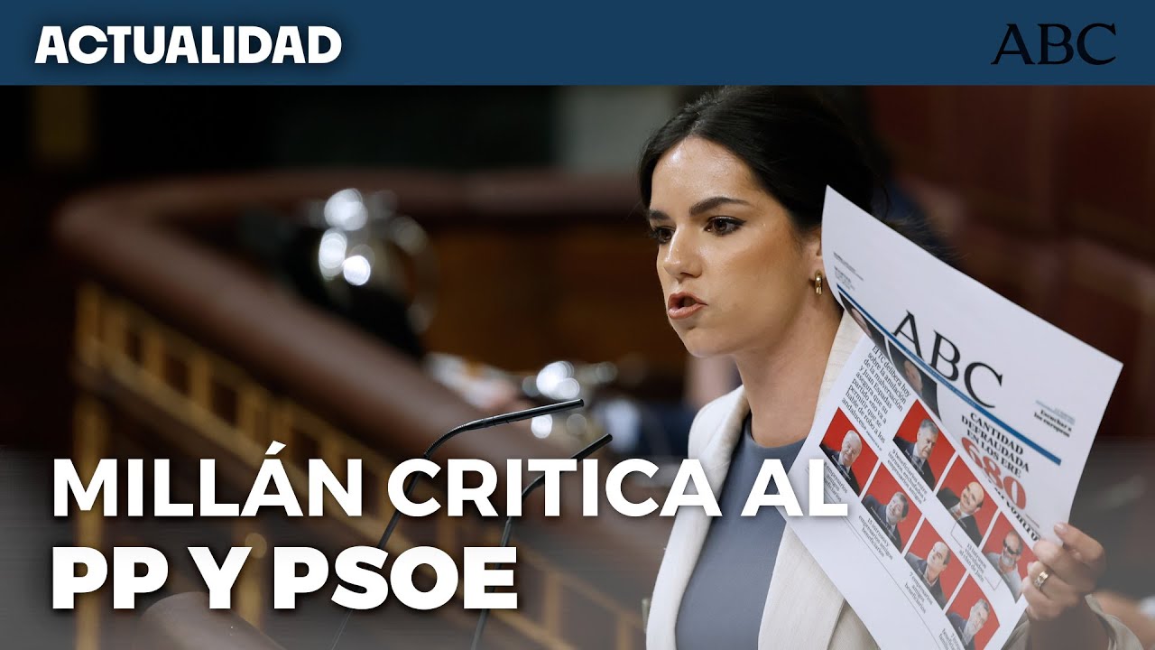 PEPA MILLÁN DENUNCIA el acuerdo del PP y PSOE sobre el poder judicial
