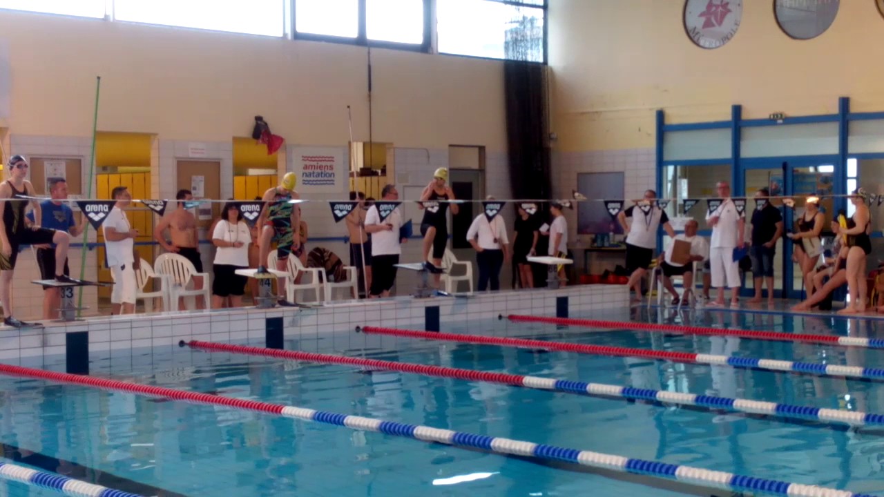 Compétition sauvetage 100 m mannequin palmes