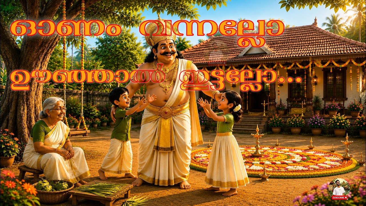 onam vannallo oonjalittallo ഓണം വന്നല്ലോ ഊഞ്ഞാലിട്ടല്ലോ #onam #onamsongsforkids  #onamvannallo