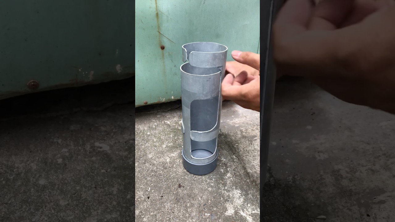 Use leftover PVC pipe to make a tool box  #diy