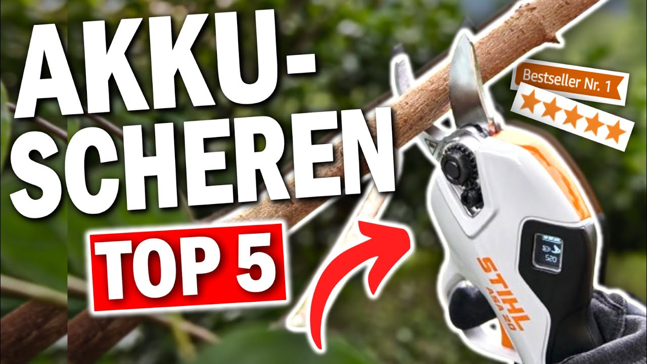 TOP 5 AKKU-ASTSCHEREN 2026!! 🔥 | Die besten Akku-Astscheren für mühelose Gartenarbeit