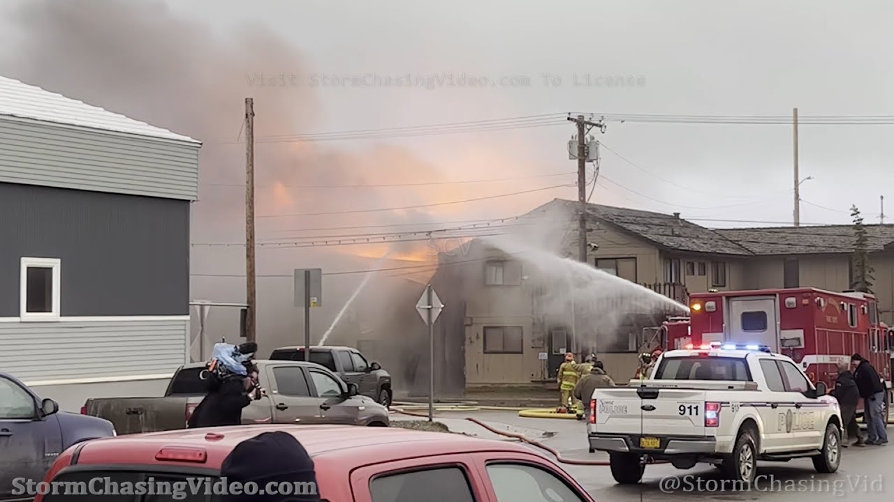 Massive Storm Surge And Huge Fire, Nome, Alaska, Typhoon Merbok