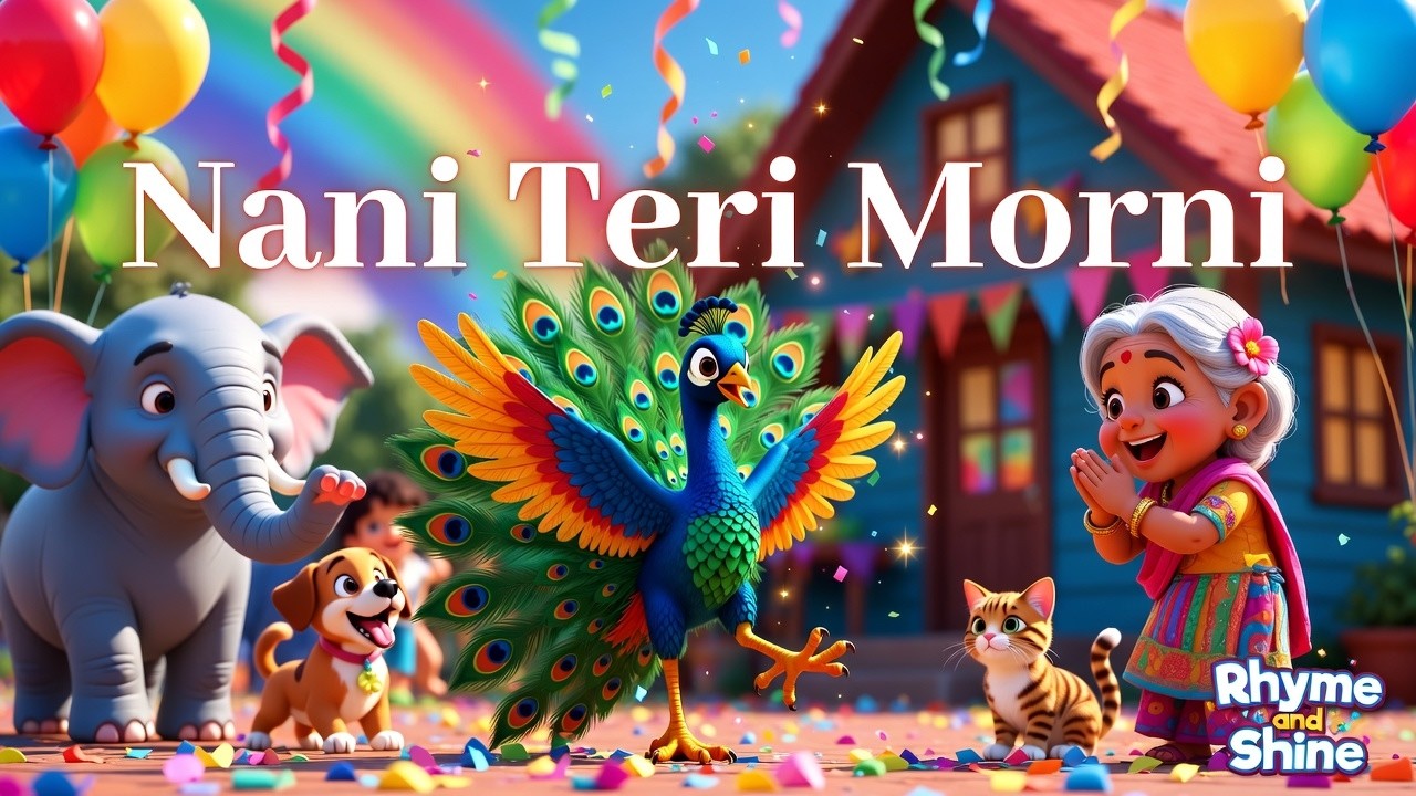 Nani Teri Morni 🦚 | Fun Animal Dance Rhyme | Rhyme and Shine