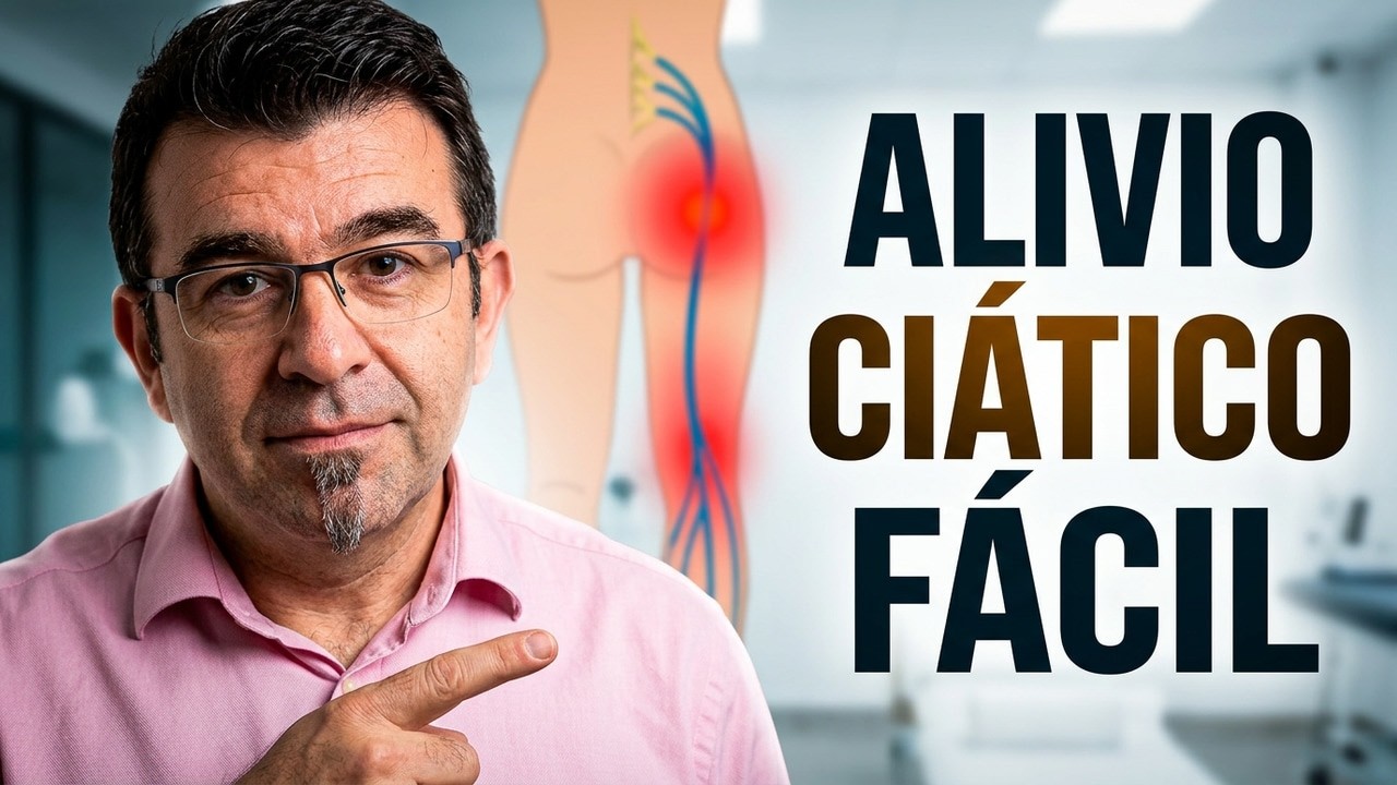 Técnica fácil para aliviar el nervio ciático.