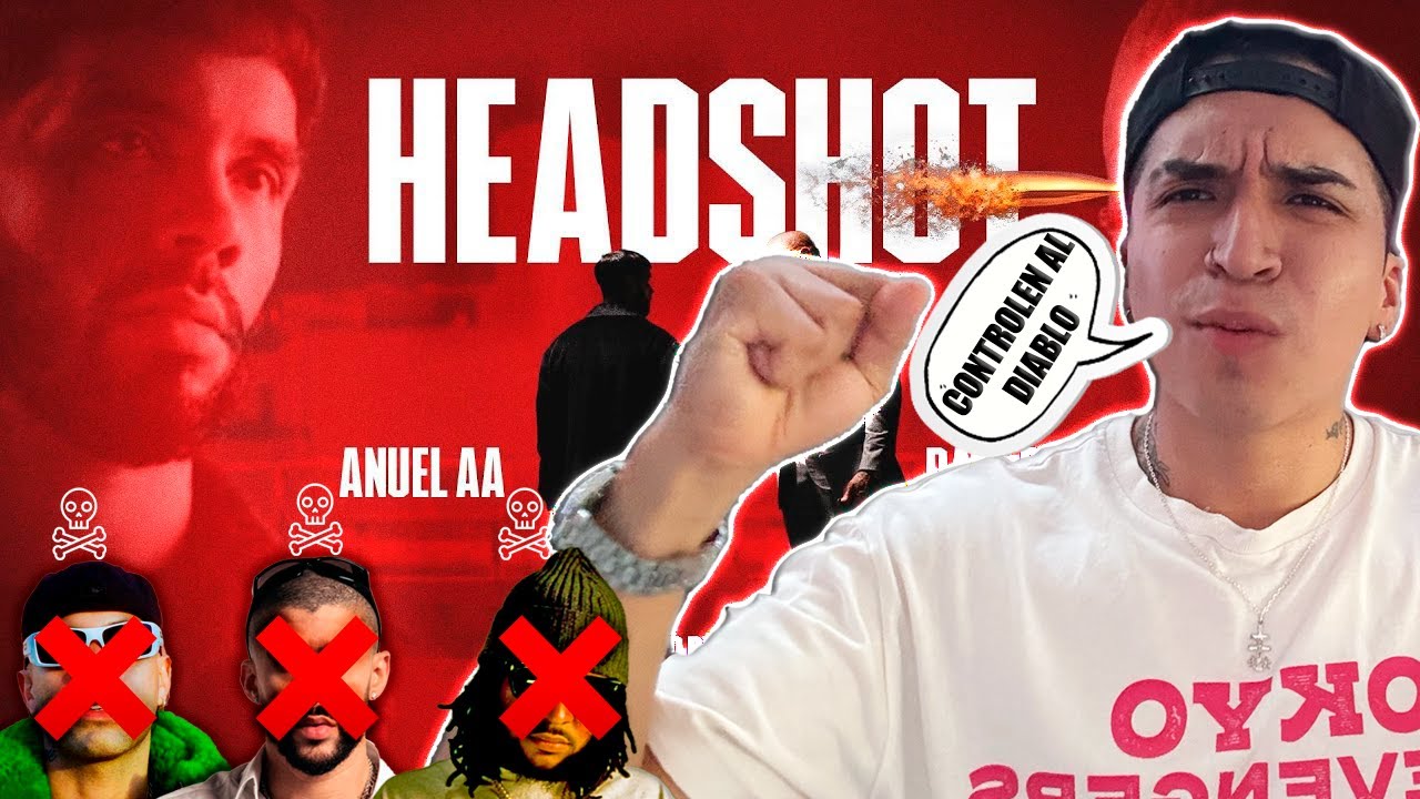 Reacción a HEADSHOT de ANUEL AA (TIRA SIN PIEDAD)😱 ¿REAL HASTA LA MUERTE 2 NUEVO ÁLBUM?
