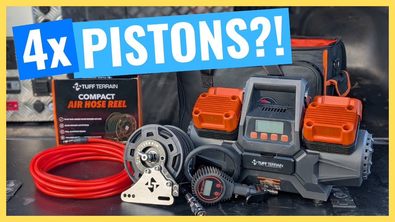 Best Air Compressor? Tuff Terrain v4 Review | Monster 4 Piston Design! What a beast! | Part 1