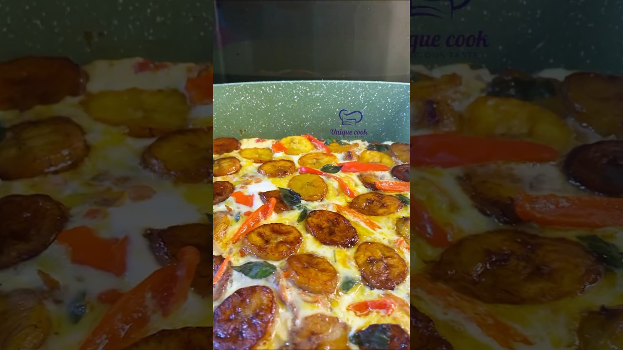 How to make plantain frittata 😋