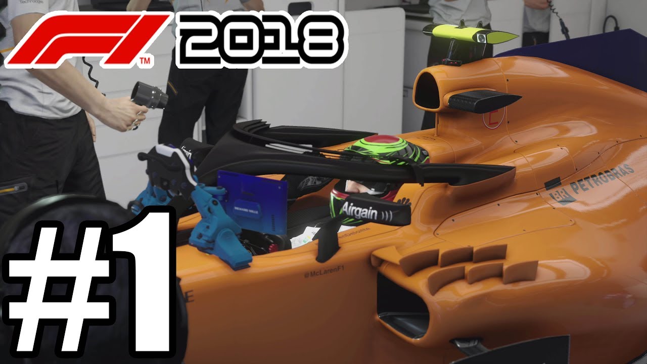 F1 2018 Career Mode Gameplay Walkthrough Part 1 - Australia ( No Commentary)