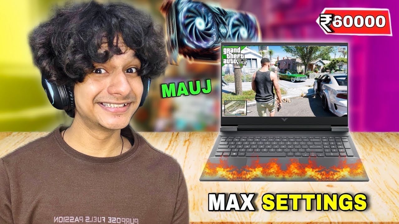 Playing GTA V 😍 MY HP Victus! Ultra Possible 🔥Graphics Unreal Visuals [HINDI]