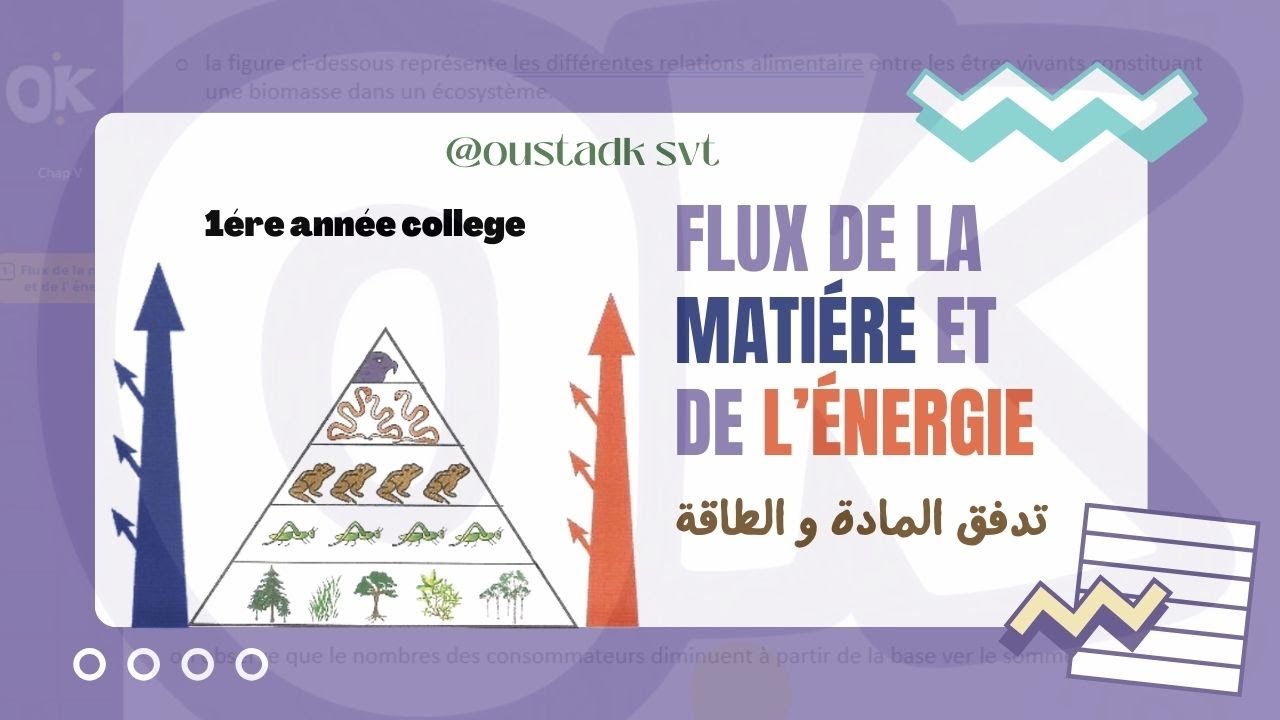 1AC | Le flux de la matiere et de l'énergie