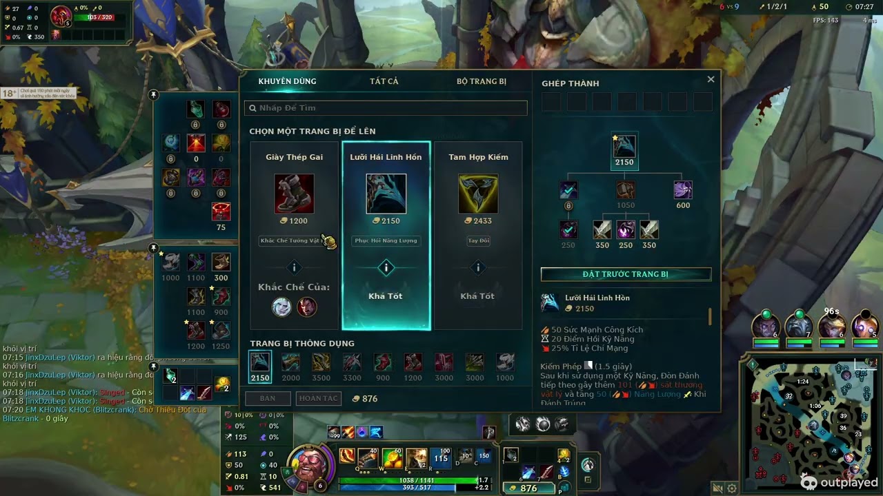 gangplank vs darius cái tôi cao và cái kết