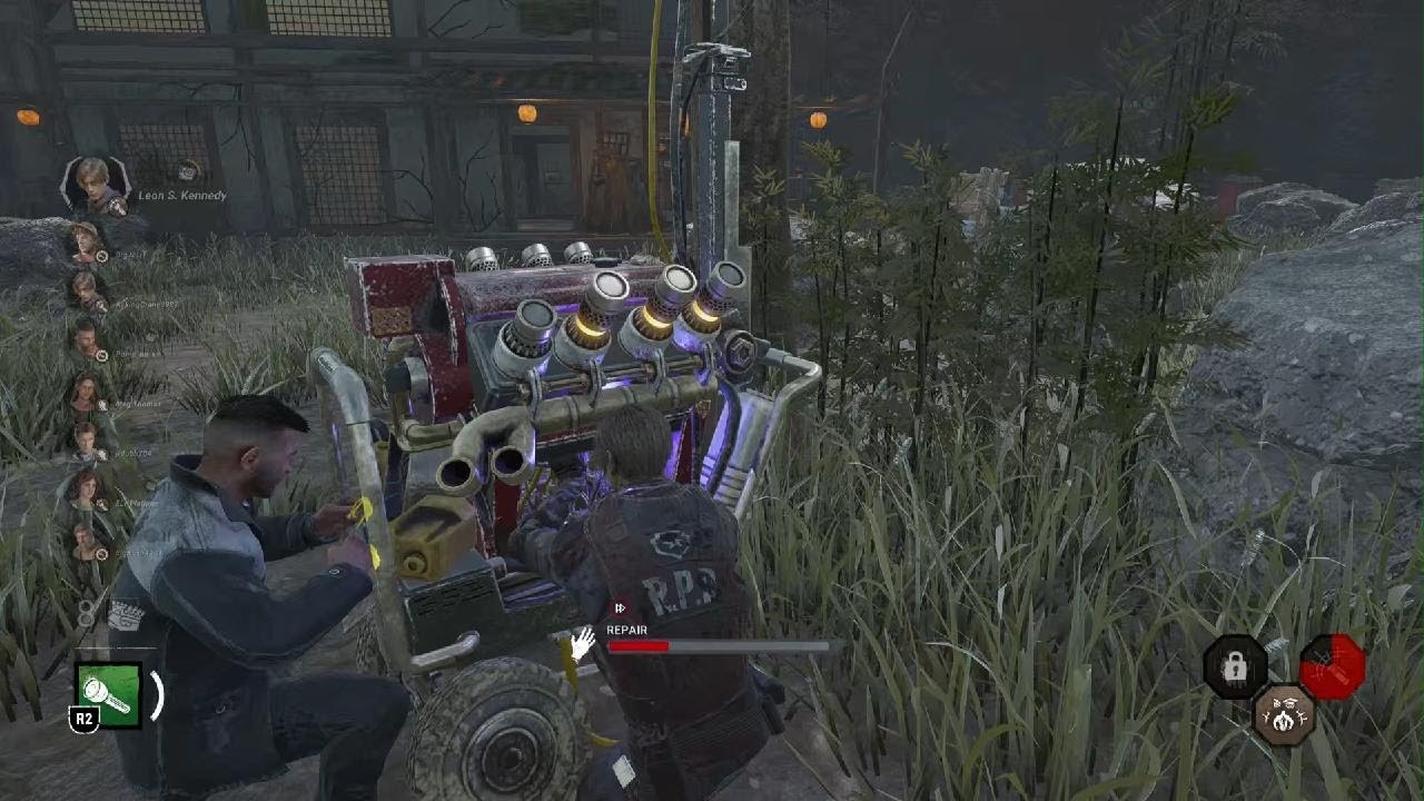 Dead by Daylight survivor 2v8 gameplay