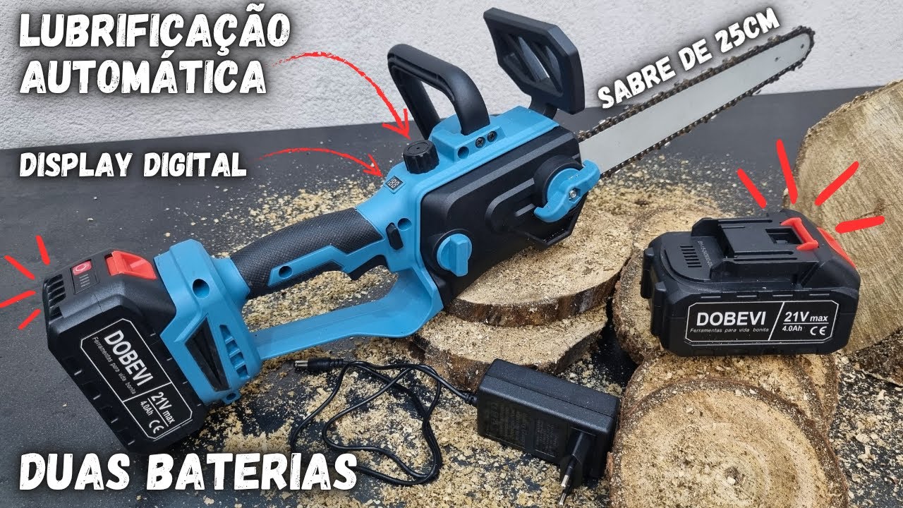Eletroserra a Bateria DOBEVI 10” - Será que Dá Conta do Trabalho Pesado? Teste Completo! | BCE-ELS